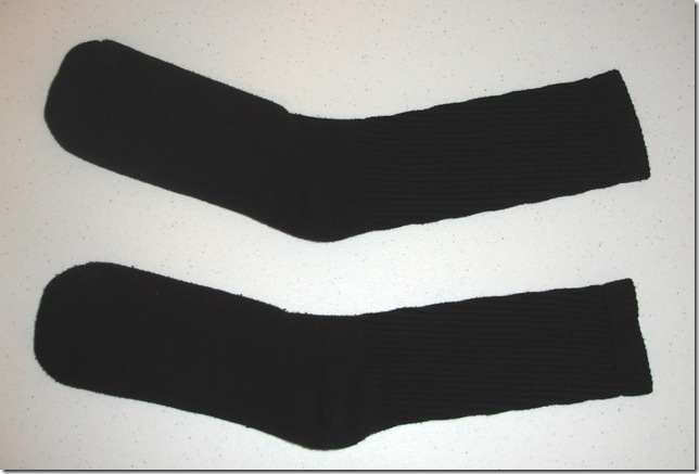 Socks pre-fold